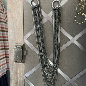 Simply Vera Silver long Necklace